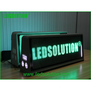 P6mm Taxi Top LED Werbung Display Zeichen